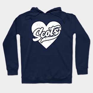 Vintage Scots School Spirit // High School Football Mascot // Go Scots Hoodie